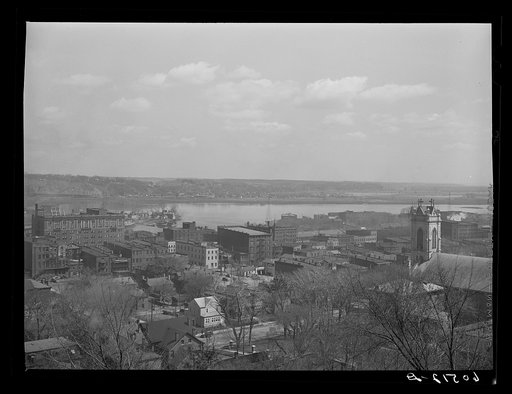 Dubuque, Iowa, on the Mississippi River