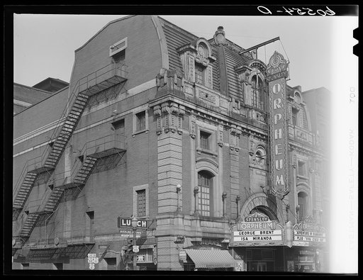 Untitled photo, possibly related to: Old Orpheum theater. Dubuque, Iowa
