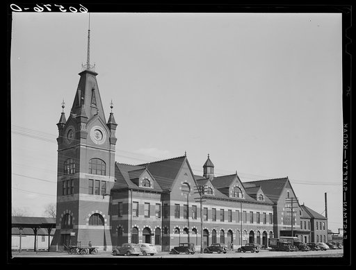 Illinois Central Railroad station. Dubuque, Iowa