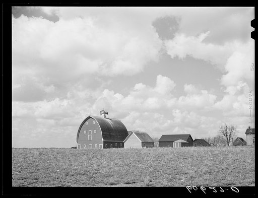 Barn and buildings. Grundy County, Iowa