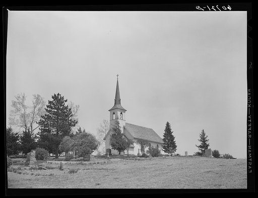 Country church. Monona County, Iowa