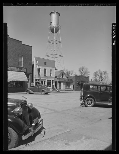 Main street, Scranton, Iowa. "Tanktown"