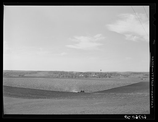Western Iowa farm land. Monona County, Iowa