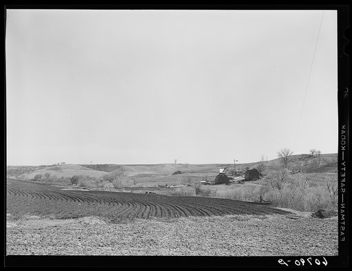 Western Iowa farmland. Monona County, Iowa