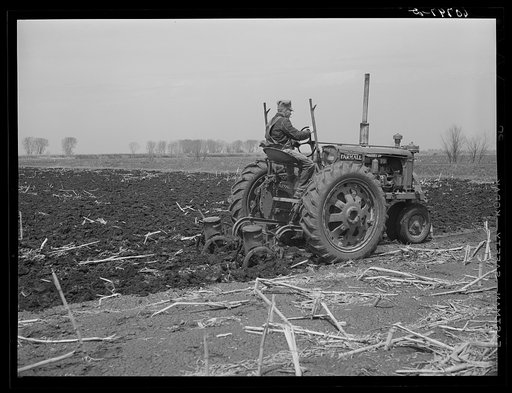 Planting corn. Listing method. Monona County, Iowa