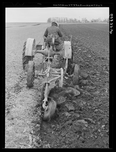 Spring plowing. Greene County, Iowa