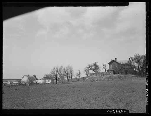 Western Iowa corn and stock farm. Monona County, Iowa