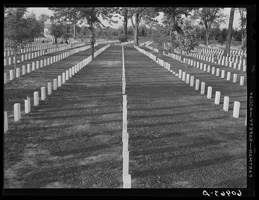 National cemetery. Cairo, Illinois