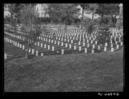 National cemetery. Cairo, Illinois