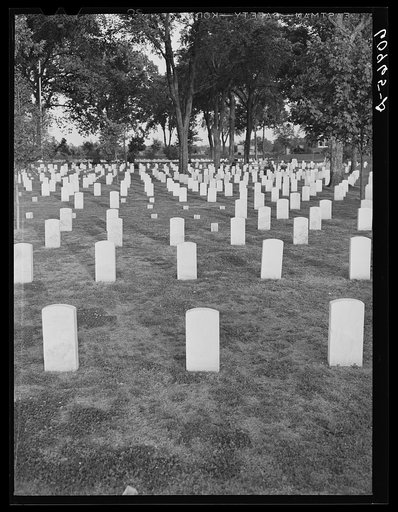 Untitled photo, possibly related to: National cemetery. Cairo, Illinois