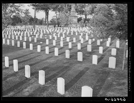 National cemetery. Cairo, Illinois