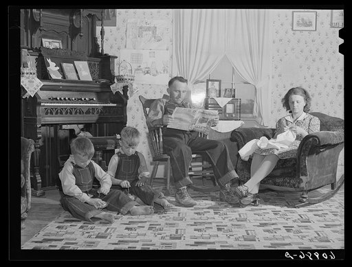 FSA (Farm Security Administration) tenant purchase borrower and family. Crawford County, Illinois