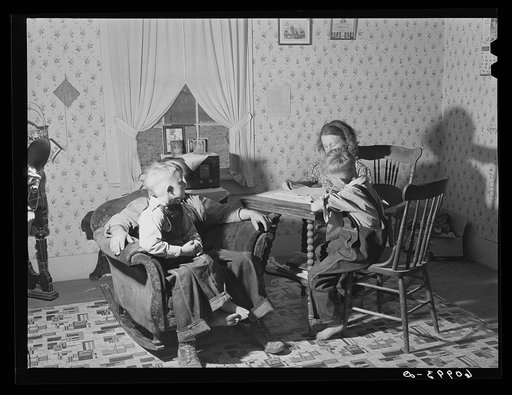Untitled photo, possibly related to: FSA (Farm Security Administration) tenant purchase borrower and family. Crawford County, Illinois