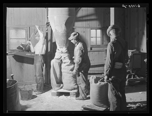 Cooperative feed mill. Southeast Missouri Farms