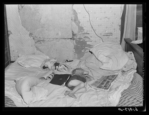 Child of FSA (Farm Security Administration) rehabilitation borrower. Grant County, Illinois