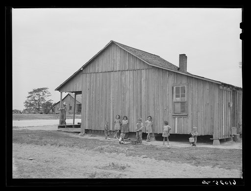Sharecropper shack. New Madrid County, Missouri