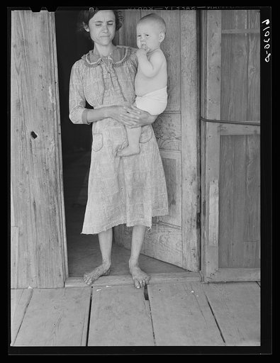 Untitled photo, possibly related to: Sharecroppers' children. New Madrid County, Missouri