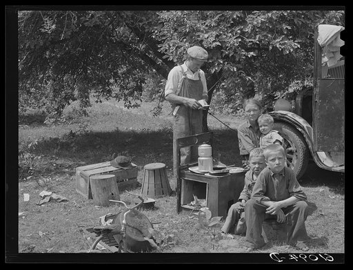 Family of migrant fruit workers. Berrien County, Michigan