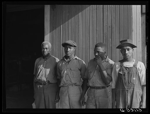 Negro fruit pickers from the South. Berrien County, Michigan