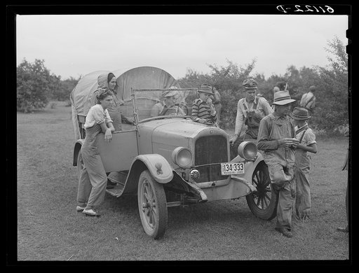 Untitled photo, possibly related to: Migrant fruit workers from Texas. Berrien County, Michigan