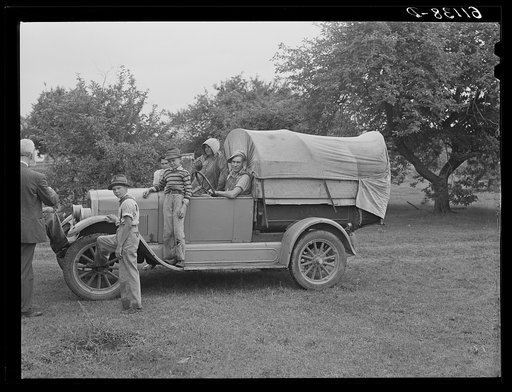 Migrant fruit workers from Texas. Berrien County, Michigan