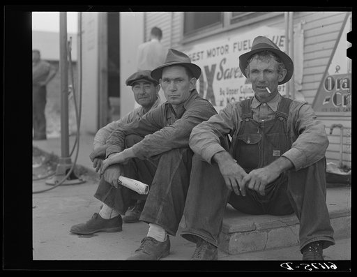 Untitled photo, possibly related to: Migrant fruit workers during slack season in between cherries and berries. Berrien County, Michigan