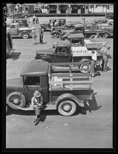 Old fruit market. Benton Harbor, Michigan