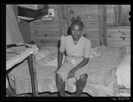 Wife of migrant fruit picker. Berrien County, Michigan