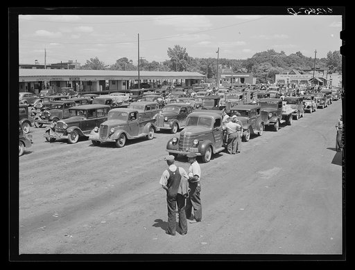 Open fruit market. Benton Harbor, Michigan