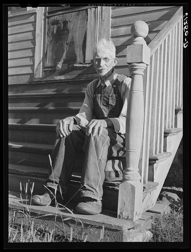 Wisconsin farmer, FSA (Farm Security Administration) rehabilitation borrower. Door County, Wisconsin