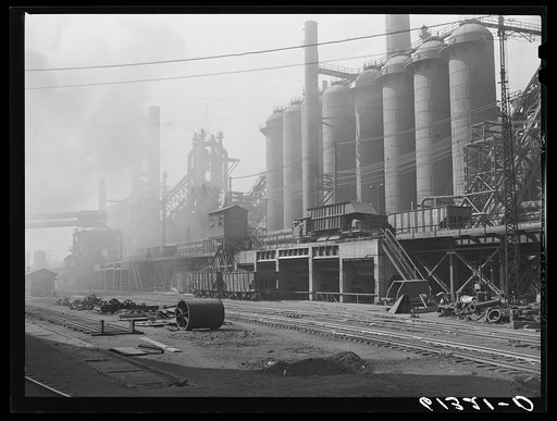 Bethlehem steel mill. Sparrows Point, Maryland