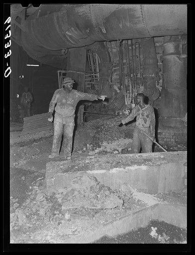 Steel mill workers, Bethlehem company, Sparrows Point, Maryland