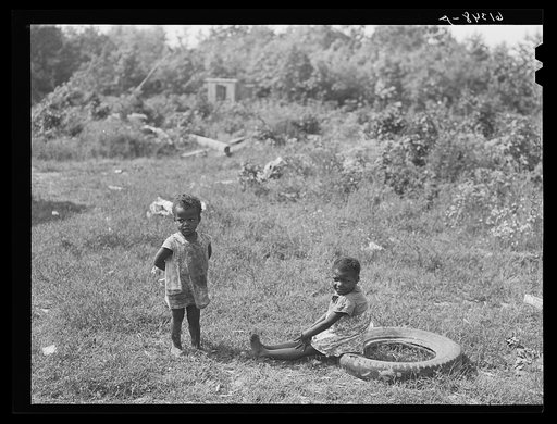 Children of Edward Gant, FSA (Farm Security Administration) borrower, near Dameron, Saint Mary's County, Maryland