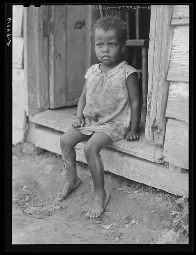 Daughter of Edward Gant, FSA (Farm Security Administration) borrower. Saint Mary's County, Maryland