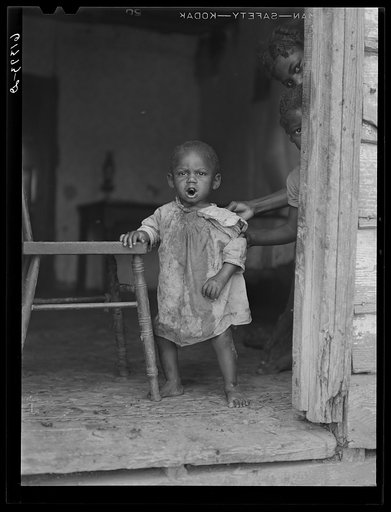 Youngest child of Edward Gant family, FSA (Farm Security Administration) borrowers. Saint Mary's County, Maryland