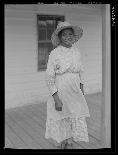 Mrs. Gant, aged FSA (Farm Security Administration) borrower. Saint Mary's County, Maryland