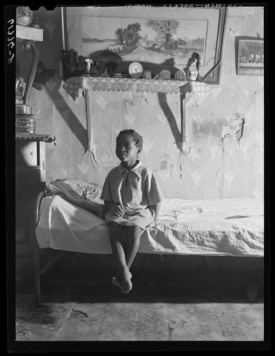 Daughter of Calip White, FSA (Farm Security Administration) borrower, near Scotland, Maryland, Saint Mary's County