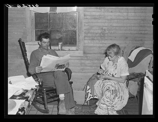 Mr. and Mrs. Joe Coperning. He is a former boiler maker from the East who has settled in the hills of Ross County, Ohio