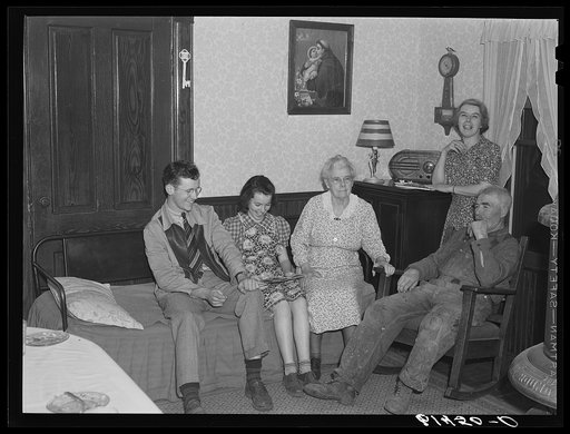 Farm family. Meeker County, Minnesota