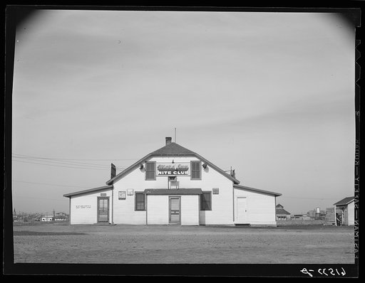 Night club outside Devil's Lake, North Dakota