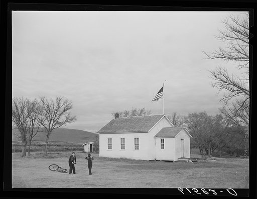Untitled photo, possibly related to: School. Burlington project, North Dakota