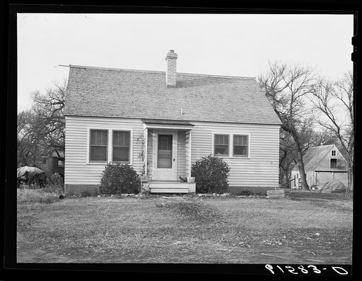 Farmhouse. Burlington project, North Dakota