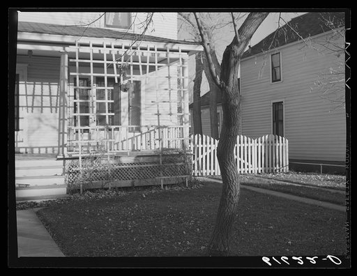 Untitled photo, possibly related to: Front porch. Aberdeen, South Dakota
