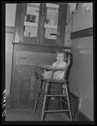 One of the Bettenhausen children. McIntosh County, North Dakota