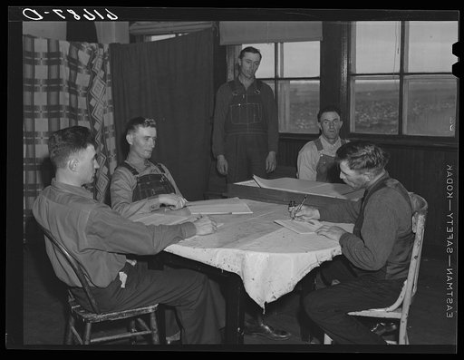 Election committee, McIntosh County, North Dakota. Beaver Creek precinct