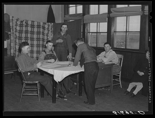 Election committee, Beaver Creek precinct. McIntosh County, North Dakota