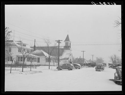 Sunday morning. Miller, South Dakota
