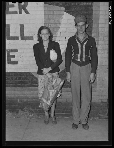 Farm couple in town. Malden, Missouri