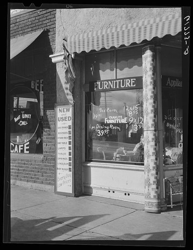 Secondhand furniture store. Chanute, Kansas