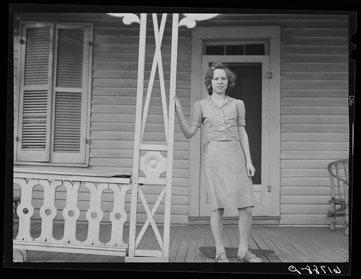 Farm girl. Nicholas County, Kentucky